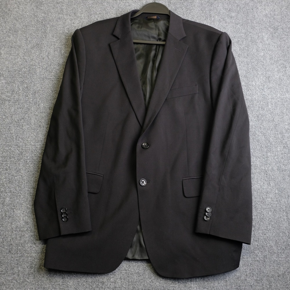 Banana Republic Suit Jacket Mens 42S Black Blazer Wool Lanificio Cerruti Dal